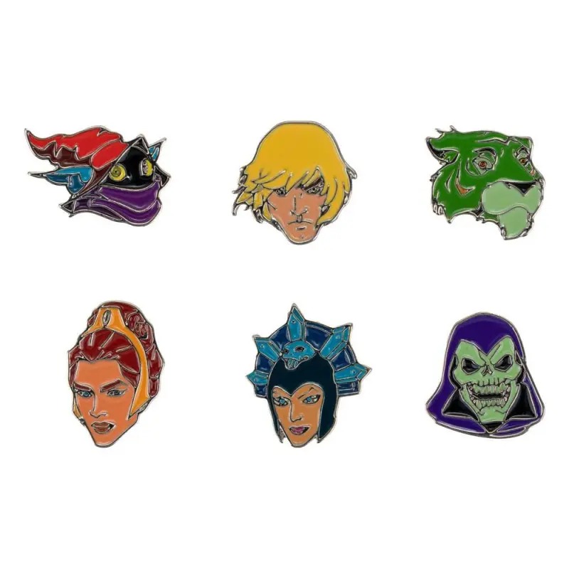 Les Maîtres de l´Univers pack 6 badges Characters | 4895205610279