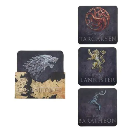 Game of Thrones pack 4 médaillons Sigil  | 4895205611450