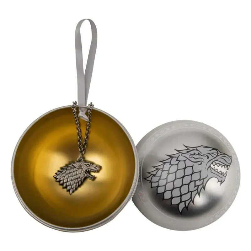 Game of Thrones décoration sapin avec collier Stark | 4895205617223