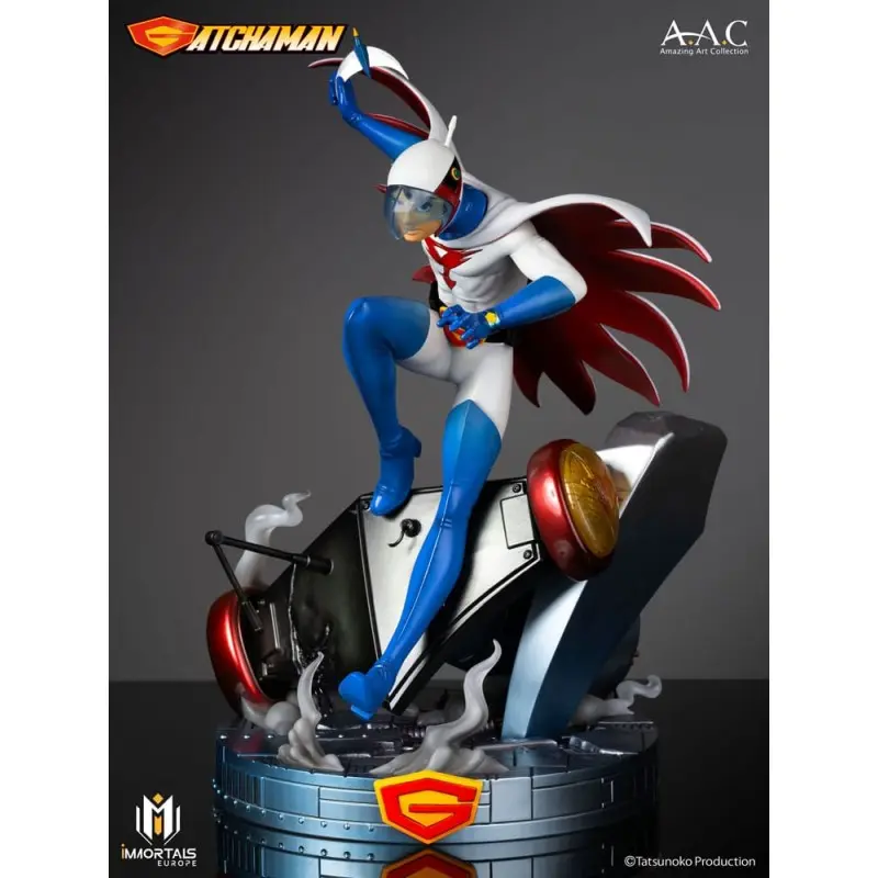 Gatchaman statuette Amazing Art Collection Ken the Eagle, The Leader of the Science Ninja Team 34 cm | 3770010017127