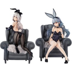 Original Character statuetten PVC 1/7 SSR Yi Ren Guan - House of Unhumans Jin Hua: Bunny Ver. + Qiao Er Combinatorial 23 cm