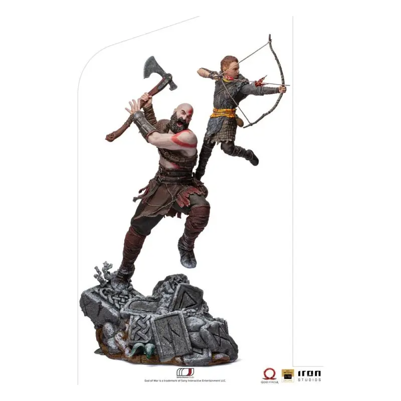 God of War statuette 1/10 BDS Art Scale Kratos & Atreus 34 cm | 0609963128457