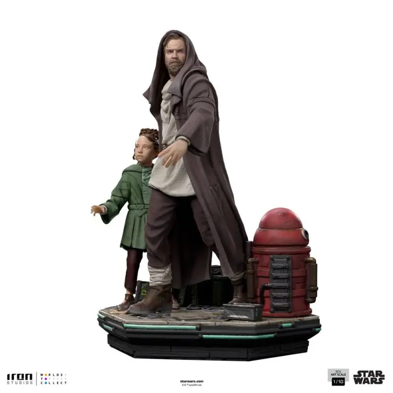 Star Wars: Obi-Wan Kenobi statuette Deluxe Art Scale 1/10 Obi-Wan & Young Leia 20 cm | 0618231952748