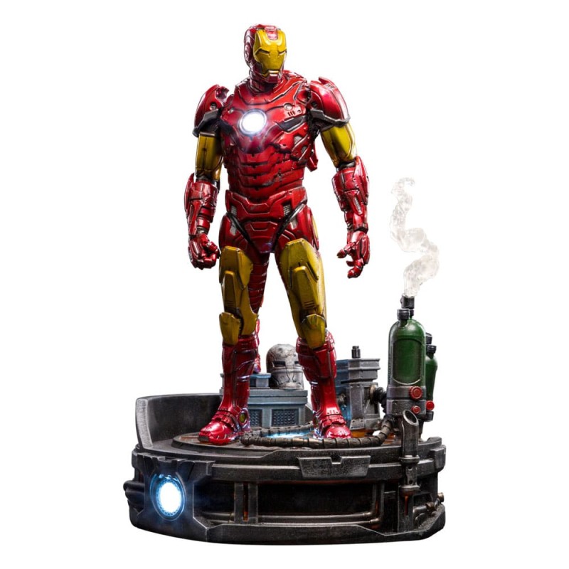 Marvel statuette 1/10 Deluxe Art Scale Iron Man Unleashed 23 cm | 0618231954650