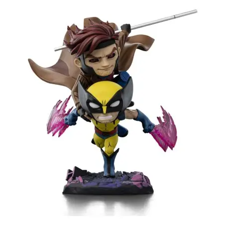 X-Men 97 figurine Mini Co. PVC Gambit and Wolverine 23 cm     | 0618231956494