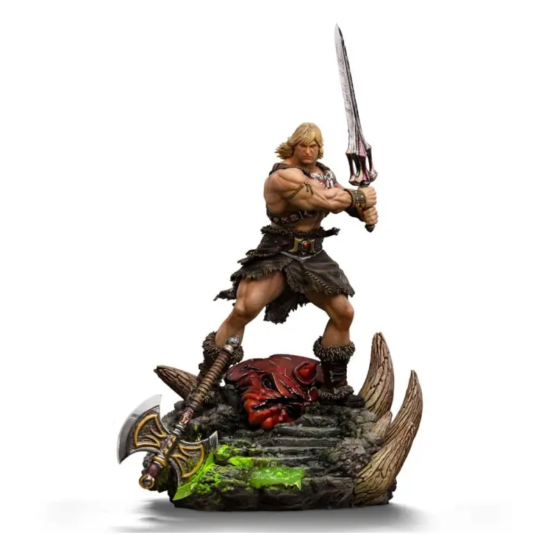 Masters of the Universe statuette 1/10 Deluxe Art Scale He-Man Unleashed 34 cm       | 0618231956692