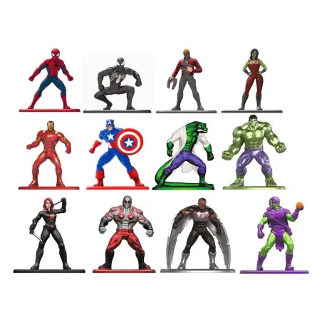 Marvel assortiment figurines Diecast Nano Metalfigs 4 cm Wave 1 (24) | 4006333086625