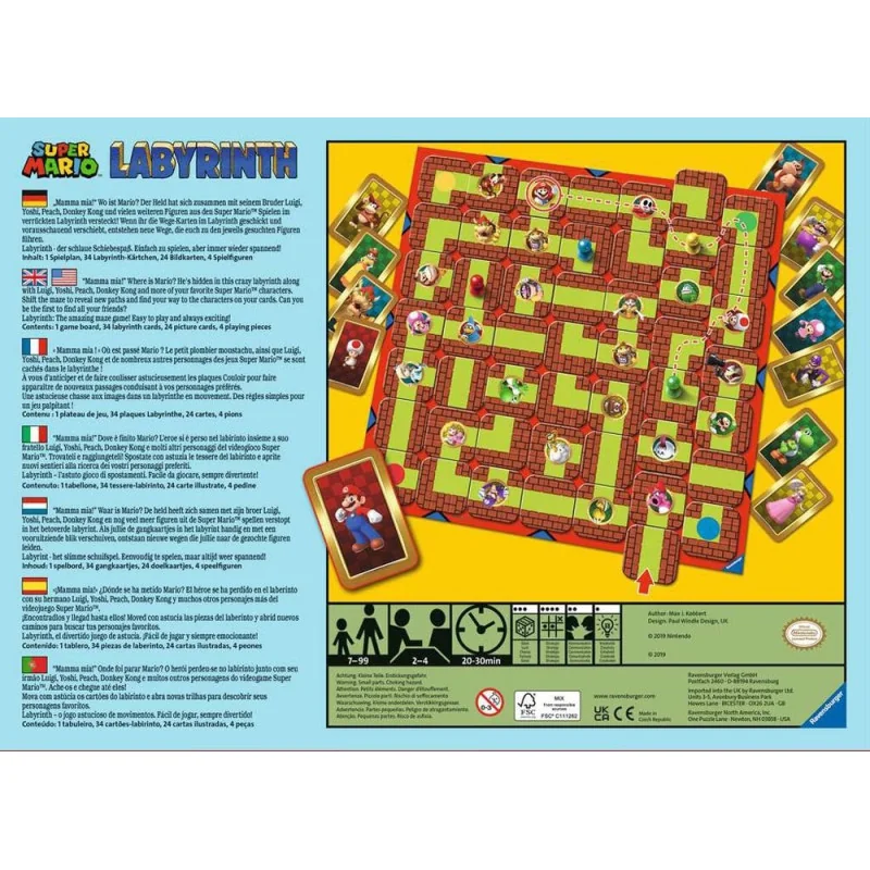 Plateau de jeu pièce jeu de société Labyrinthe Ravensburger #A80