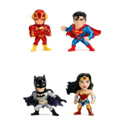 DC Comics pack 4 figurines Diecast Nano Metalfigs Wave 1 4 cm    