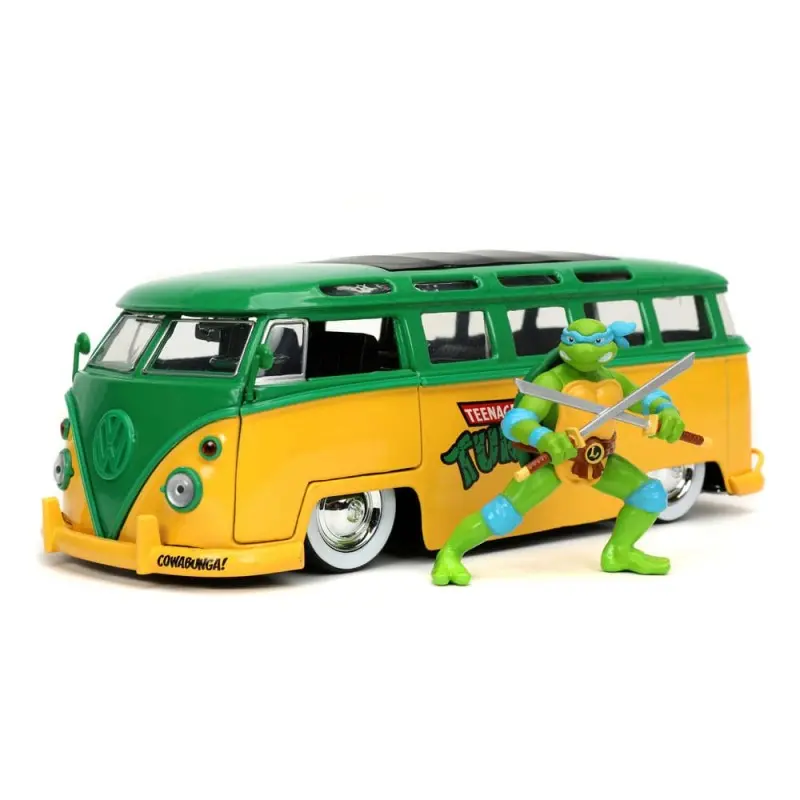 Tortues Ninja Véhicule 1/24 1962 VW Bus Leonardo | 4006333070990