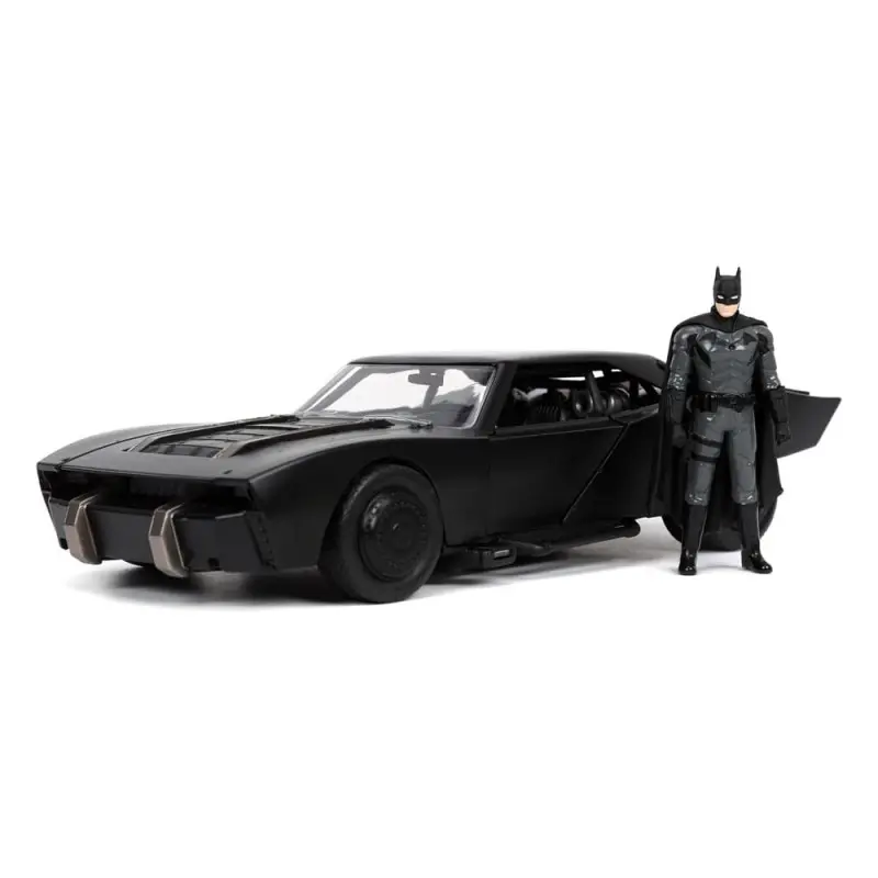 Batman 2022 1/24 Hollywood Rides 2022 Batmobile métal avec figurine | 0801310327319