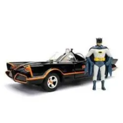 Batman 1/24 1966 Classic TV Series Batmobile métal avec figurine | 0801310982594