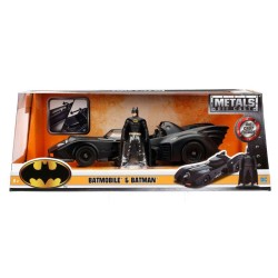 Batman 1/24 1989 Batmobile métal avec figurine