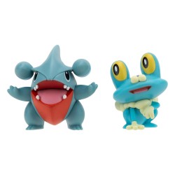 Pokémon pack 2 figurines Battle Figure First Partner Set Griknot, Grenousse 5 cm