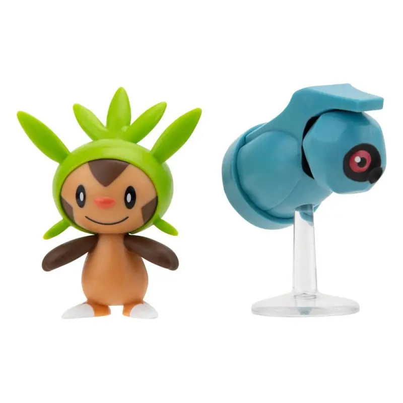 Pokémon pack 2 figurines Battle Figure First Partner Set Marisson, Terhal 5 cm | 0191726480938