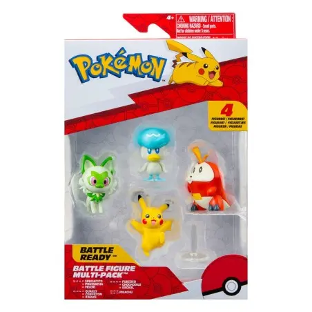 Pokémon Gen IX pack 4 figurines Battle Figure Set  | 0191726507185