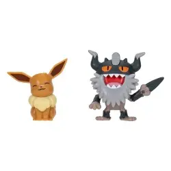 Pokémon pack 2 figurines Battle Figure Set Berserkatt & Évoli no.2