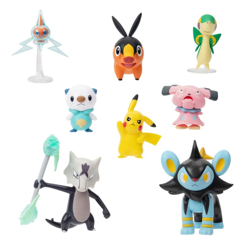 Pokémon pack 8 figurines Battle Figure Set  | 0191726709565