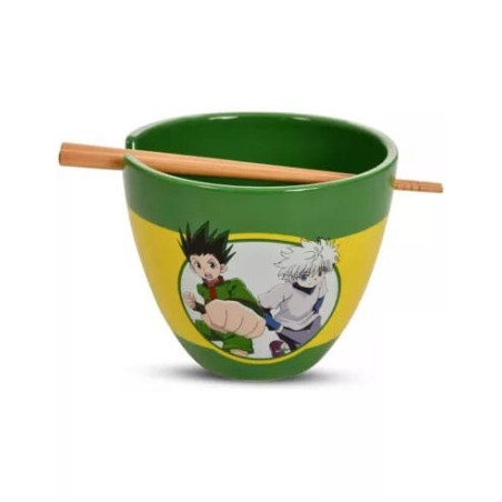 Hunter x Hunter bol à ramen avec baguettes Logo 473 ml
