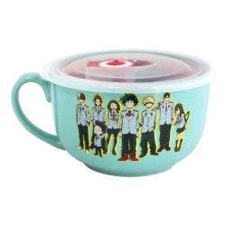 My Hero Academia Bol Ramen avec couvercle et anse UA 532 ml