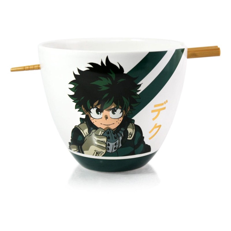 My Hero Academia bol à ramen avec baguettes Izuku Midoriya 473 ml | 0841092158404