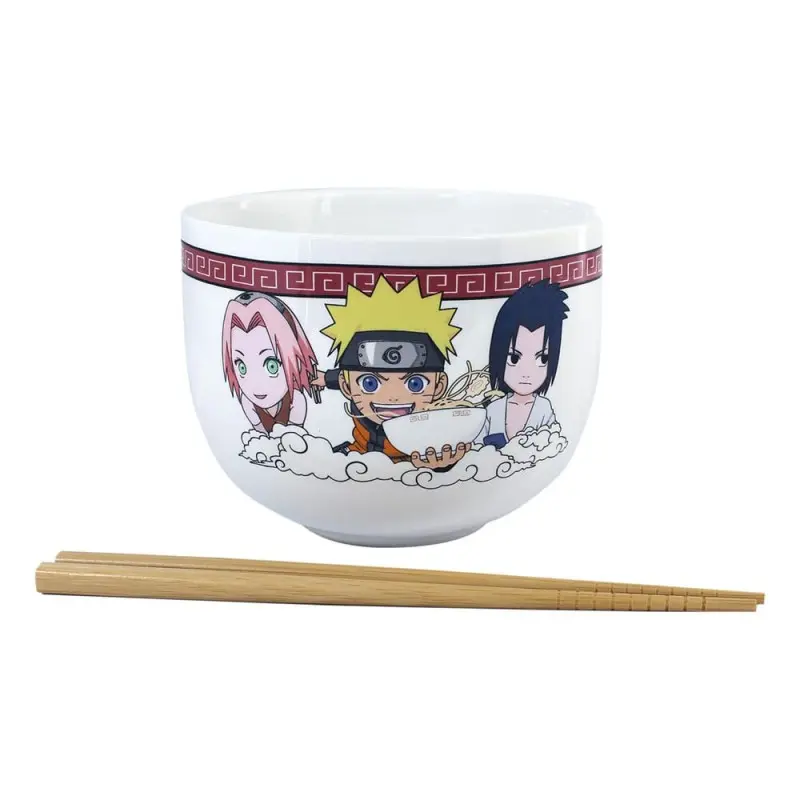 Naruto Shippuden bol à ramen avec baguettes Team Seven 414 ml | 0841092145718