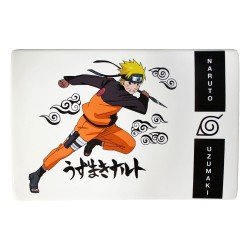 Naruto Shippuden Plaque Sushi et baguettes ensemble en céramique Naruto Uzumaki