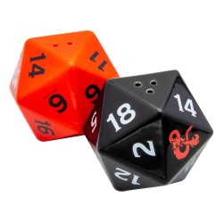 Dungeons & Dragons salière et poivrière 3D Dice