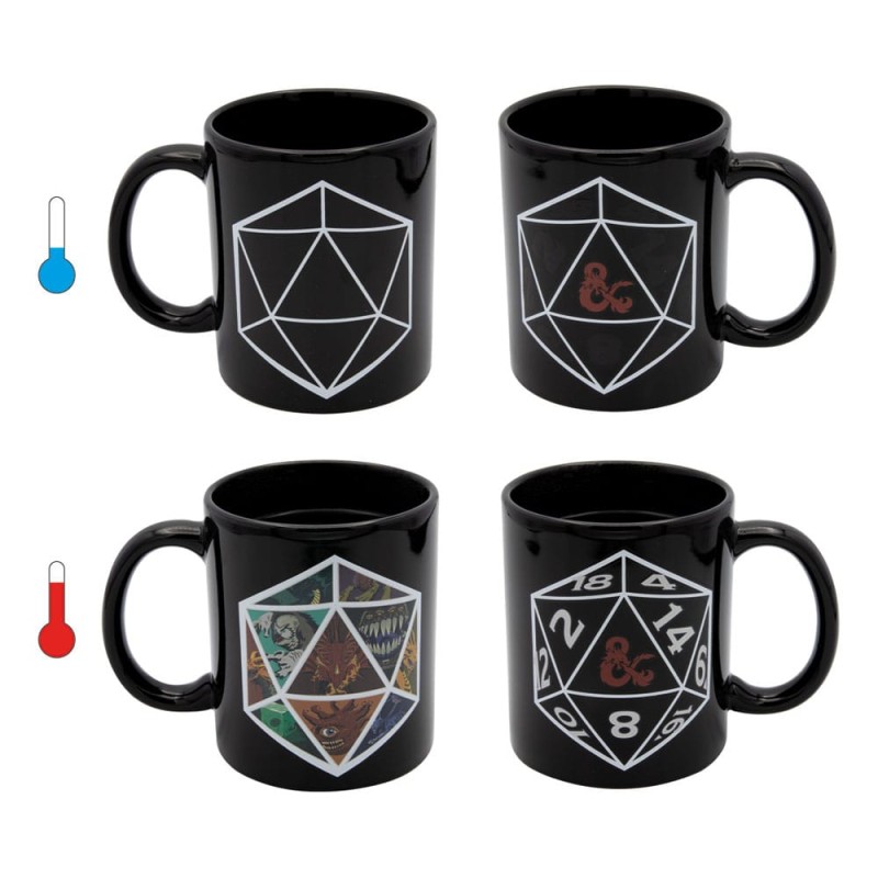 Dungeons & Dragons mug effet thermique Magic 