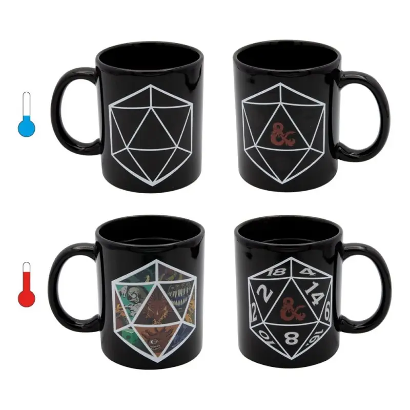 Dungeons & Dragons mug effet thermique Magic  | 8052780428415