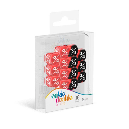 produit : dés D6 12 mm Marble/Gemidice Positive & Negative - Rouge (14) marque : Oakie Doakie Dice produit : dés D6 12 mm Marble/Gemidice Positive & Negative - Rouge (14) marque : Oakie Doakie Dice