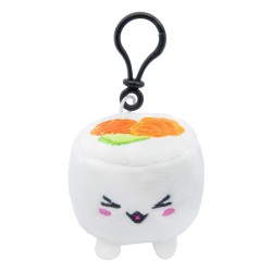 Peluche & porte-clés Plushi Uramaki Sushi with Saumon 7 cm