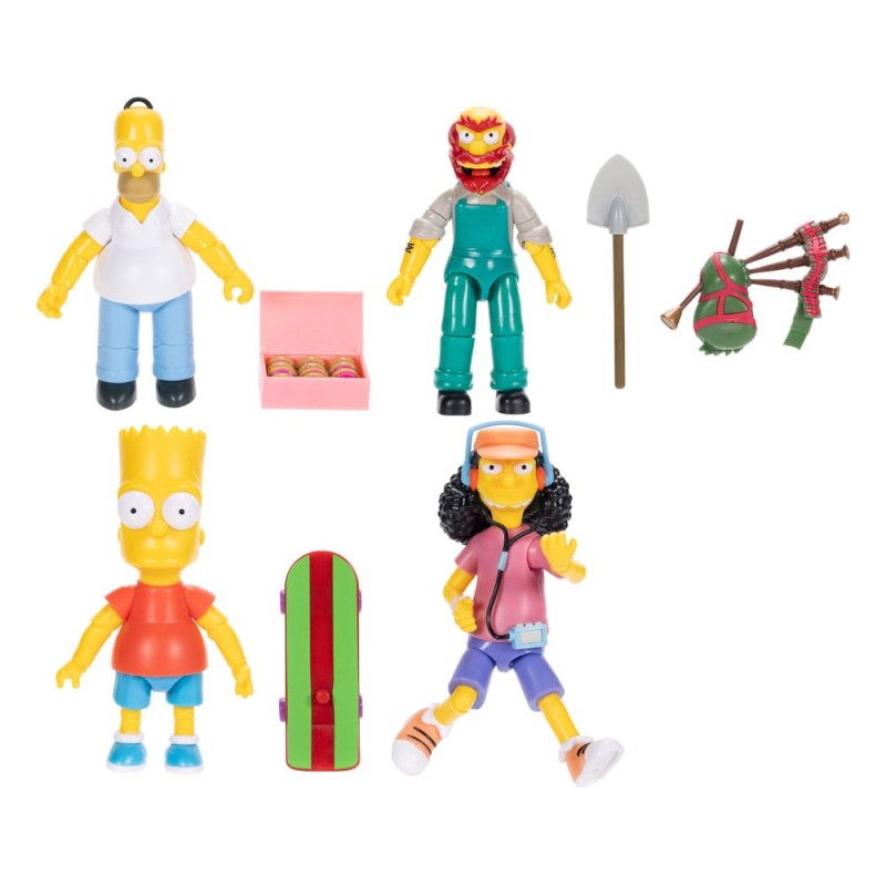 Simpsons assortiment figurines Wave 1 13 cm (6) | 0192995175402