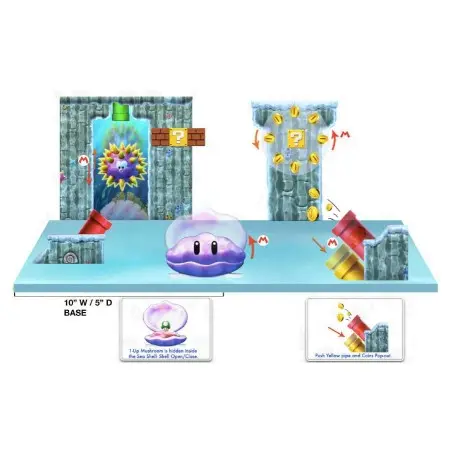 World of Nintendo Super Mario playset Deluxe Underwater | 0192995400252