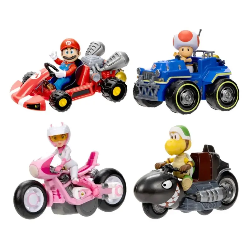 Super Mario Bros. le film assortiment figurines avec karts 6 cm (6) | 0000055372314