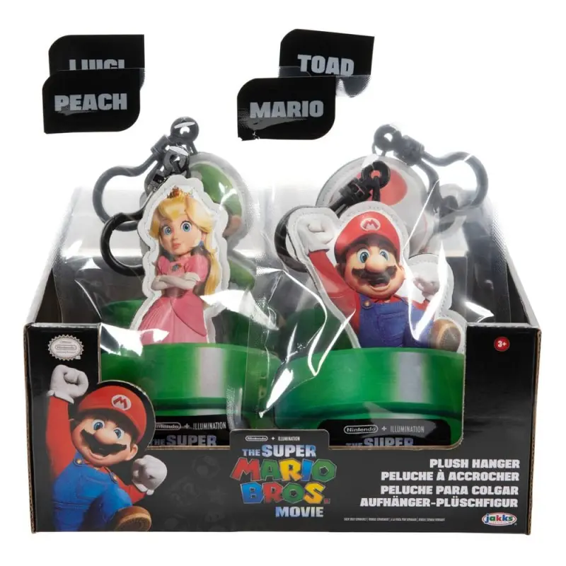 Super Mario Bros. le film assortiment porte-clés peluche 8 cm (12) | 0192995417236