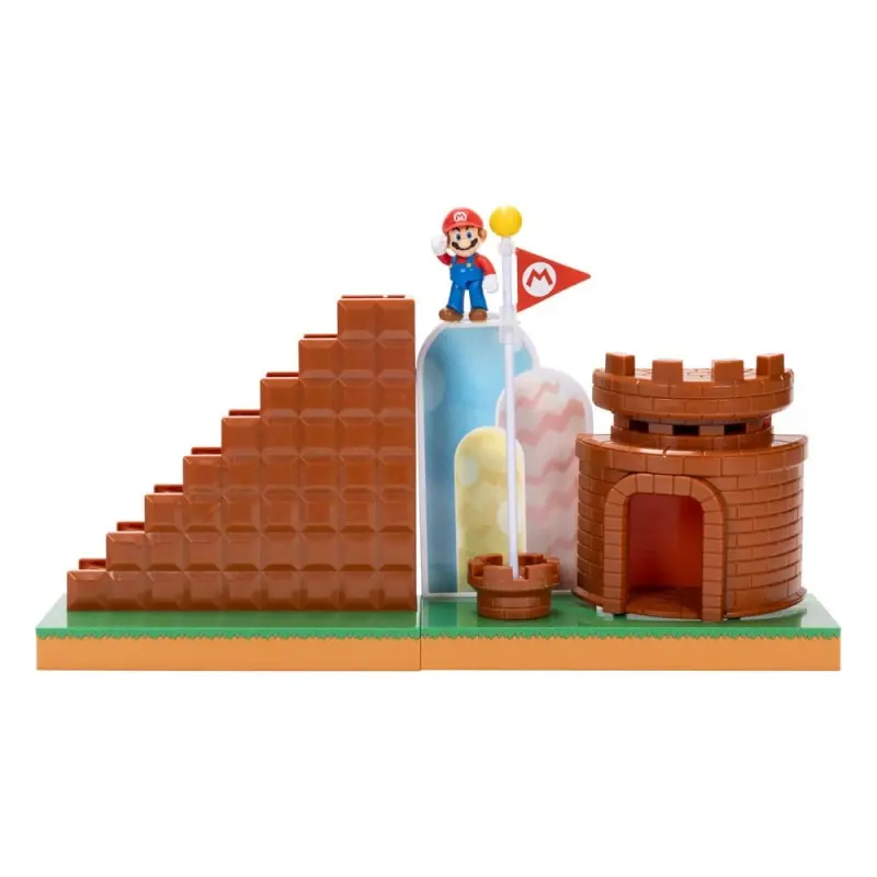 World of Nintendo Super Mario Playset End Level | 0192995424357