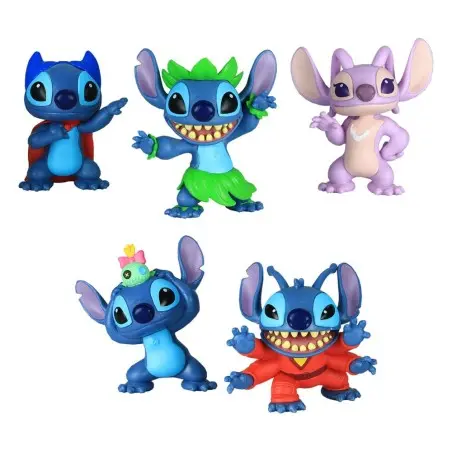 Lilo & Stitch pack 5 figurines Stitch Collectible Figure Set 5 cm | 0886144462115