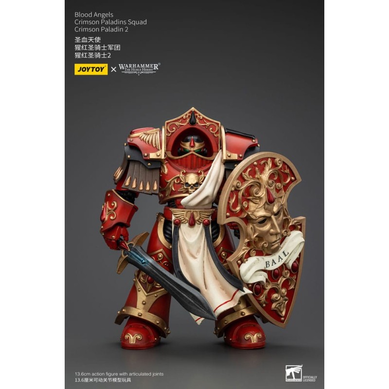 Warhammer The Horus Heresy figurine 1/18 Blood Angels Crimson Paladins Squad Crimson Paladin 2 14 cm    | 6927054400324