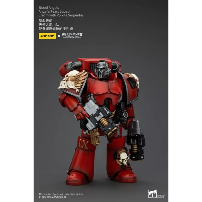 Warhammer The Horus Heresy figurine 1/18 Blood Angels Angel's Tears SquadErelim with Volkite Serpentas 12 cm | 6927054400348