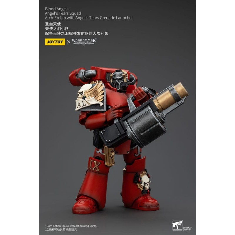 Warhammer The Horus Heresy figurine 1/18 Blood Angels Angel's Tears Squad Arch-Erelim with Angel's Tears Grenade Launcher 12 ... | 6927054400379