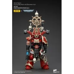 Warhammer 40k figurine 1/18 World Eaters Khorne Berzerker with Berzerker lcon 13 cm        