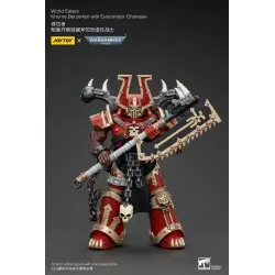 Warhammer 40k figurine 1/18 World Eaters Khorne Berzerker with Eviscerator Chainaxe 13 cm          