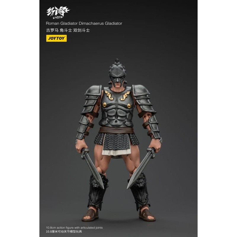 Strife figurine 1/18 Roman Gladiator Dimachaerus Gladiator 11 cm