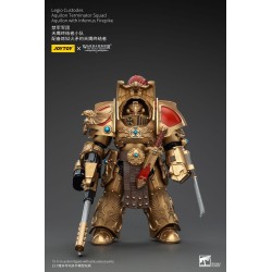 Warhammer The Horus Heresy figurine 1/18 Legio Custodes Aquilon Terminator Squad Aquilon with Infernus Firepike 14 cm