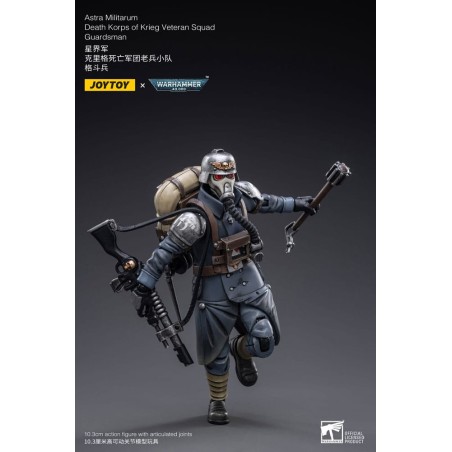 Warhammer 40k figurine 1/18 Astra MilitarumDeath Korps of Krieg Veteran Squad Guardsman 11 cm    