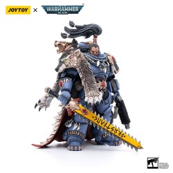 Warhammer 40k figurine 1/18 Space Wolves Ragnar Blackmane 13 cm