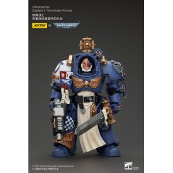 Warhammer 40k figurine 1/18 Ultramarines Captain In Terminator Armour 14 cm  