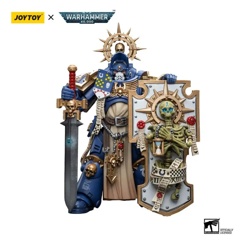 Warhammer 40k figurine 1/18 Ultramarines Primaris Captain with Relic Shield and Power Sword 12 cm | 6973130376465