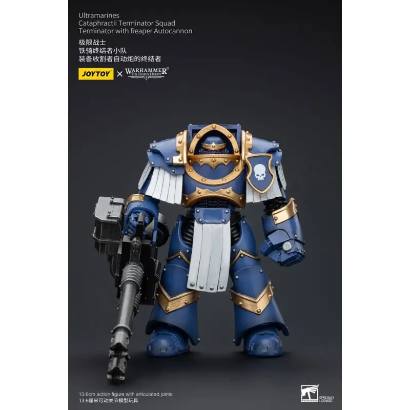 Warhammer The Horus Heresy figurine 1/18 Uitramarines Cataphractii Terminator Squad Terminator with Reaper Autocannon 14 cm ... | 6973130377486